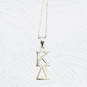 Kappa Delta Sorority Sterling Silver Necklace